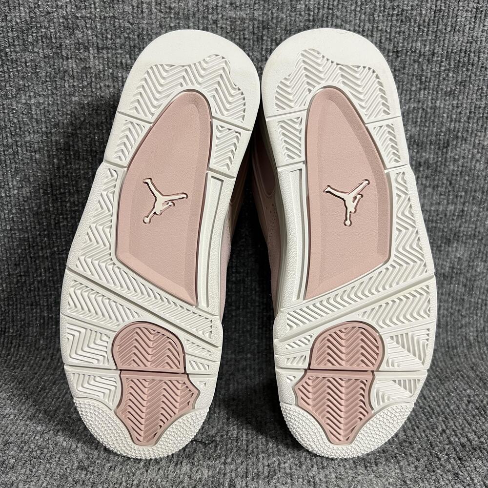 Nike Air Jordan 4 Shoes Womens Size 8 Pink White Casual Low Top FQ7940-600 - Picture 7 of 9